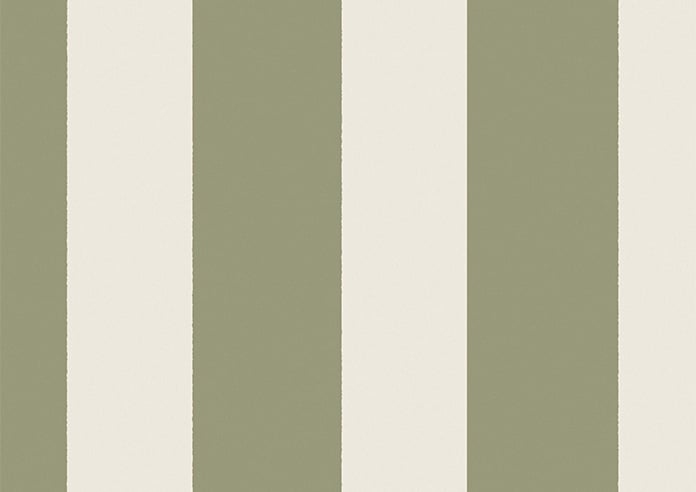 Cowes Stripe (Blackout), Stone Moss - Motorised Roller Blind - Image 6